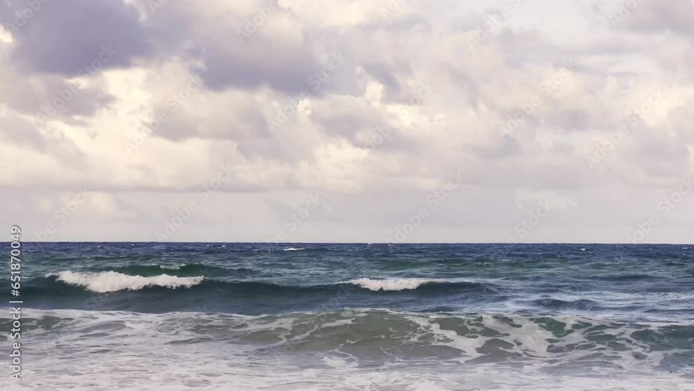 Thailand Phuket Andaman Sea 01.09.2023: Ocean waves and clouds Thailand Phuket Andaman Sea 01.09.2023: Ocean waves and clouds