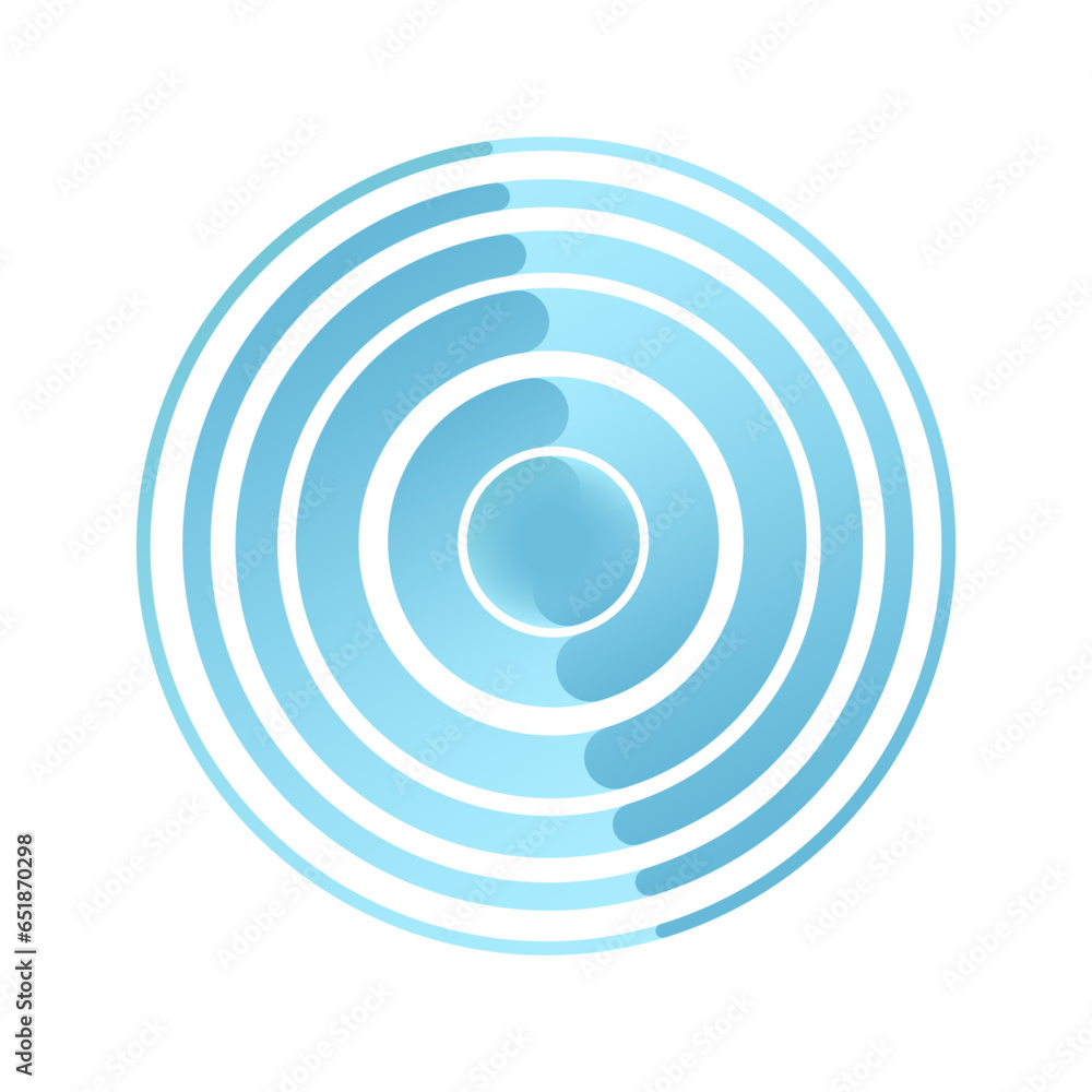 Blue rings. Sound wave wallpaper. Radio station signal. Circle spin vector background. Target Line texture. Blue rings. Sound wave wallpaper. Radio station signal. Circle spin vector background. Target Line texture.