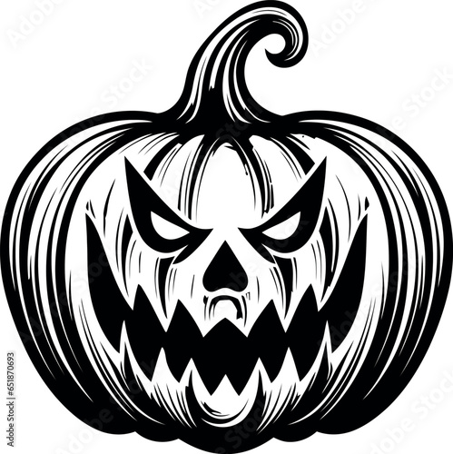 terrificante zucca di Halloween 01