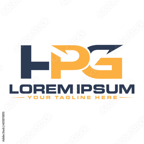 HPG Letter logo design creative logo design  photo