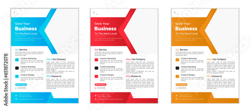 business proposal, promotion, advertise, publication, cover page new digital marketing flayer, Corporate business flyer template design