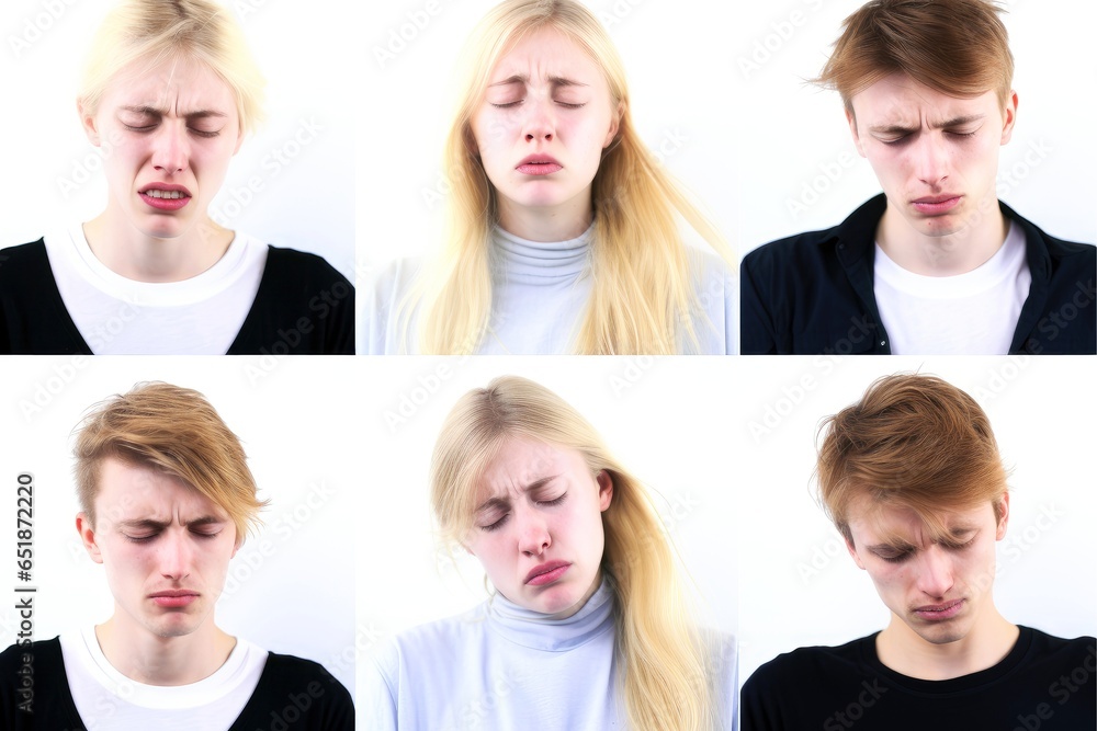 Fototapeta premium Symptoms of health issues and disease, Pain, stress on human, medical treatment, diseases symptoms concept