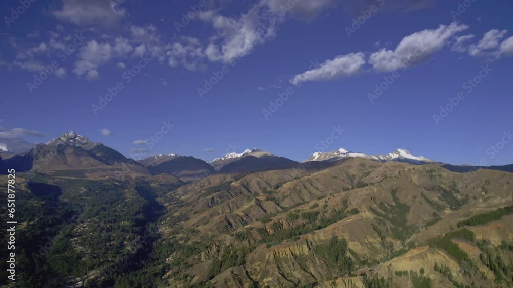 View of the Andes Mountains, from the Ancash region. Peru View of the Andes Mountains, from the Ancash region. Peru