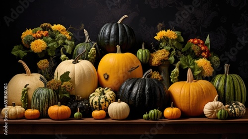 illustration of a pumpkin for the Halloween holiday