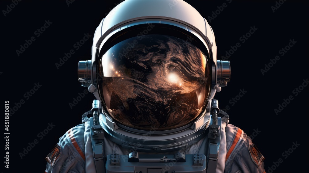 illustration of an astronaut in space