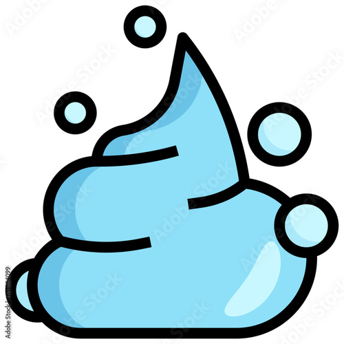 SHAVE FOAM filled outline icon,linear,outline,graphic,illustration