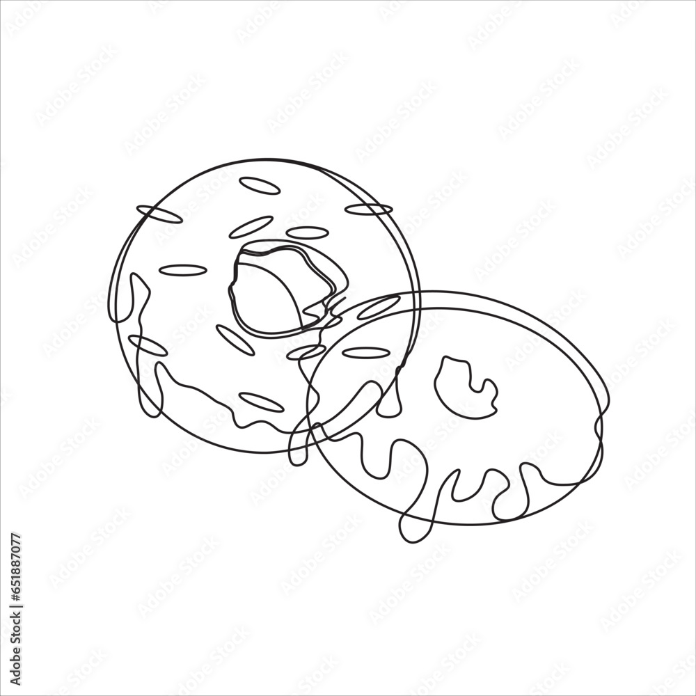 food-coloring-pages-line-art-printable-design-donuts-food-donuts-sketch-stock-vector-adobe-stock