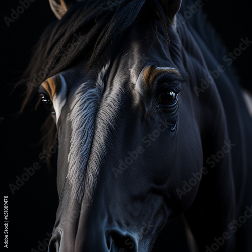 horse photography, generative ai © Andreea Eremia 