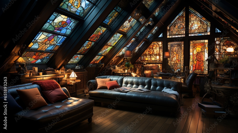 The attic of a 2000s Japanese castle The attic of a 2000s Japanese castle