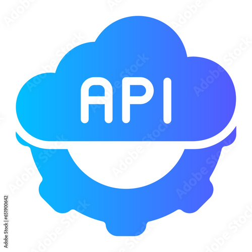 api gradient icon