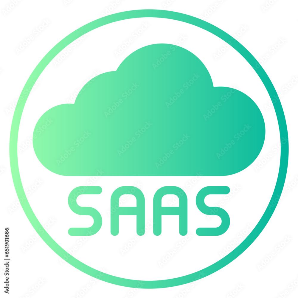 saas gradient icon saas gradient icon