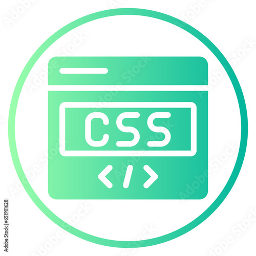 css gradient icon