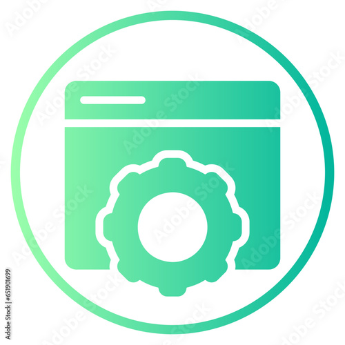 settings gradient icon