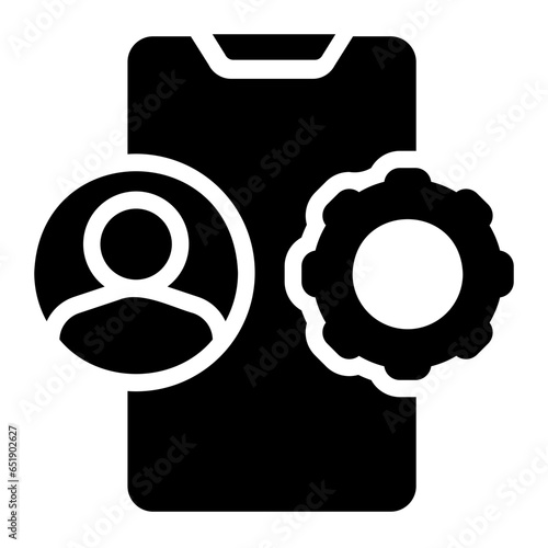 settings glyph icon