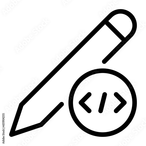 writing line icon