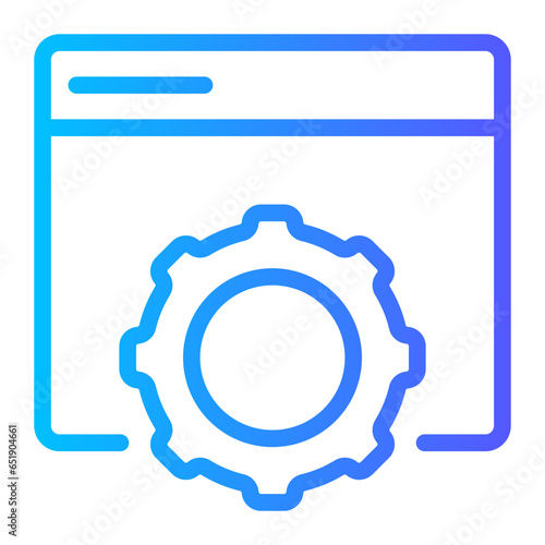 settings gradient icon