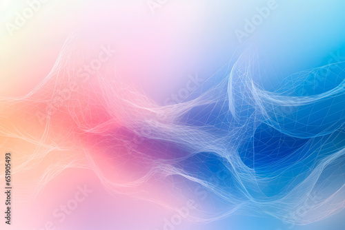 Spider web pattern colorful gradient wallpaper. Background art, pastel colors.