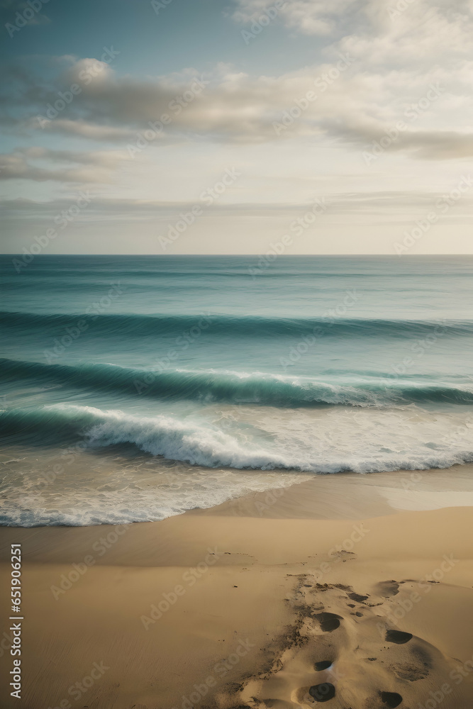 Ocean water and sand texture