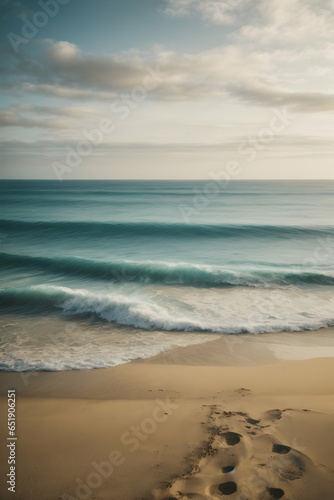 Ocean water and sand texture