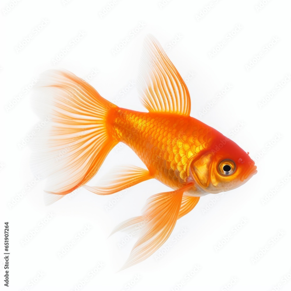 Goldfish isolated on white background Goldfish isolated on white background