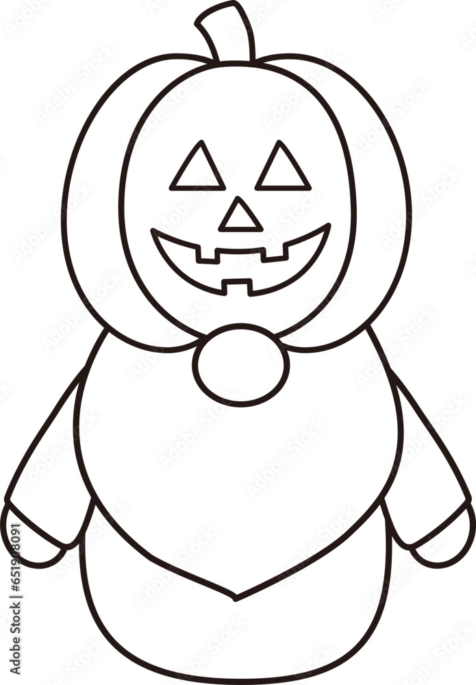 Halloween gnome outline Halloween gnome outline