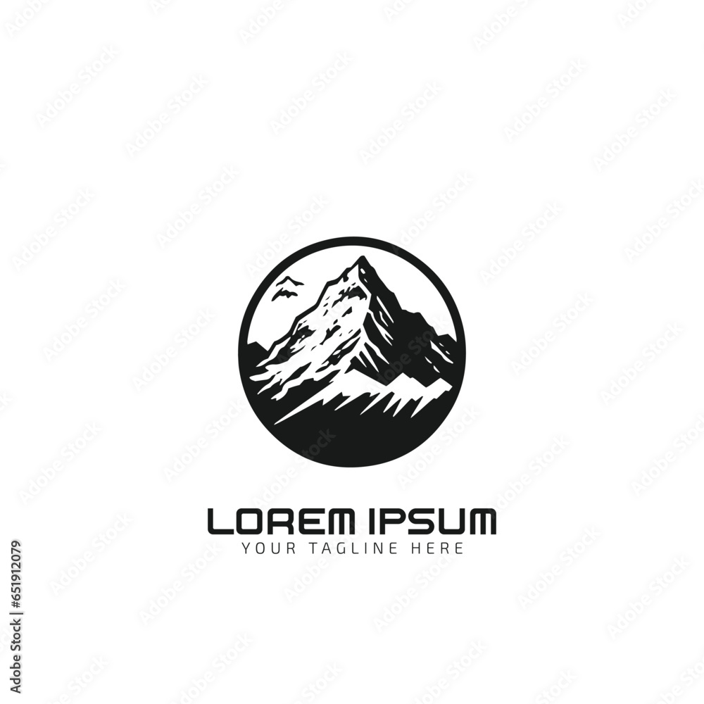 Mountain vector illustration for logo, symbol and icon Mountain vector illustration for logo, symbol and icon