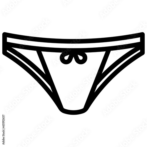 WOMEN UNDERWEAR filled outline icon,linear,outline,graphic,illustration