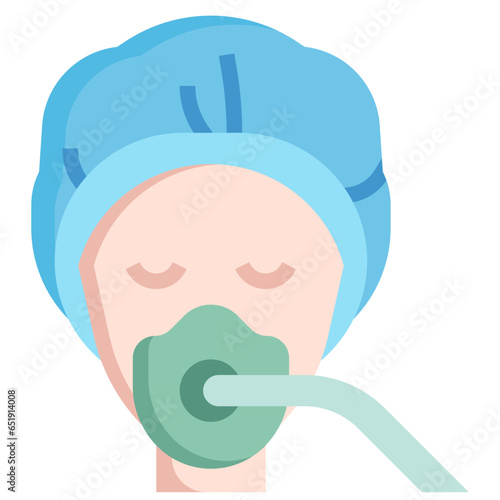 LOCAL ANESTHESIA filled outline icon,linear,outline,graphic,illustration