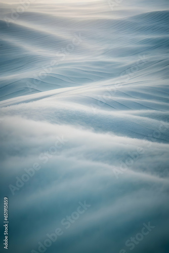 Abstract lines of winter texture background in white color