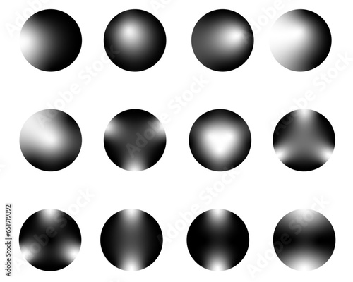 sphere with glare, vector, background, gradation, halftone pattern, retro, shape, texture, halftone, dot, tone, vintage, elements, elements design, square, 