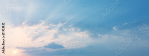 sunny sky blue light watercolor background. Aquarelle painting brush effect card paper textured canvas cloudy smoke space for text, entertaining card, template. aquamarine color graphics illustration