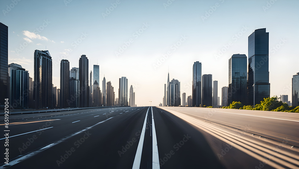 road in the city background 