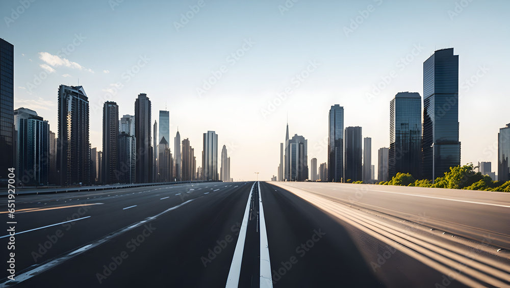 road in the city background road in the city background