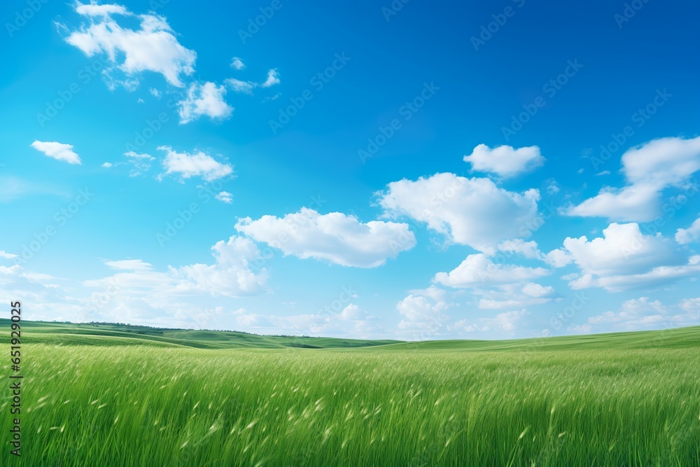 美しい草原と青空イメージ05