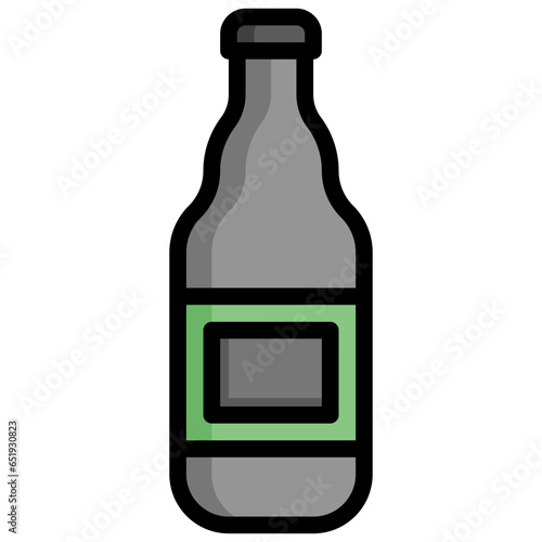 craft beer filled outline icon,linear,outline,graphic,illustration