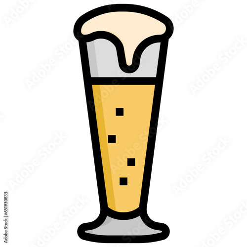 pilsner filled outline icon,linear,outline,graphic,illustration
