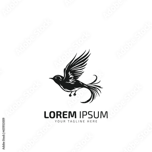 modern freedom bird logo mascot logo icon design