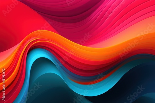 A vibrant background with wavy patterns in red, blue, and orange. Perfect for adding a pop of color to designs or presentations.