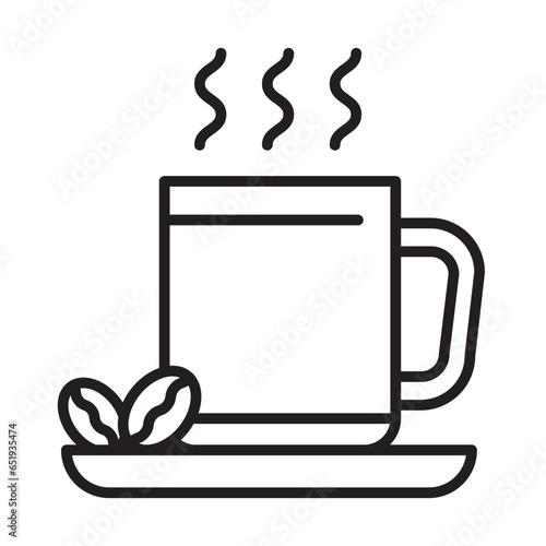 Hot coffe icon
