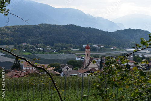 Blick auf Tisens in Südtirol  photo