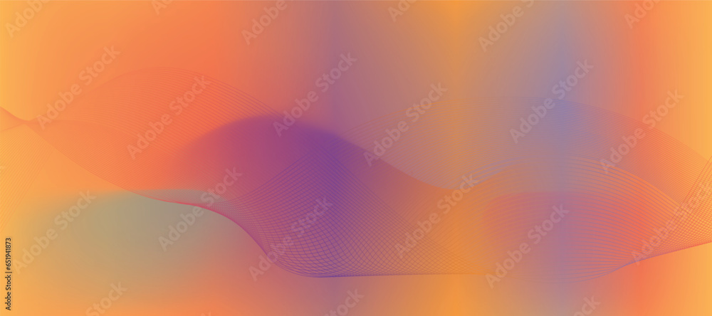 Vivid Multicolor Modern Design Backdrop. Ocean Rainbow Blurred Background. Water Natural Wavy Gradient Mesh. Color Blank Wavy Gradient Mesh.  New design for ad, poster, banner of your website.