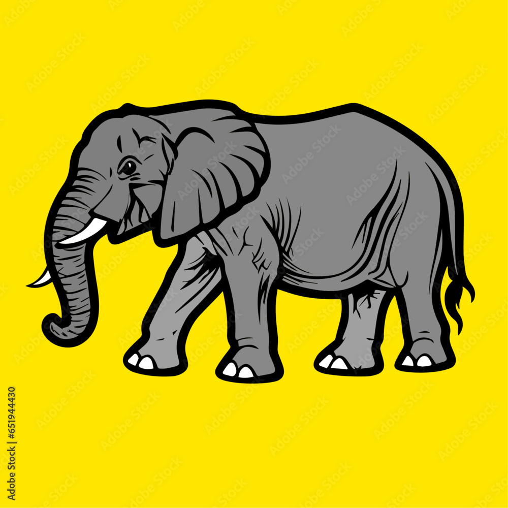 Elephant vector cartoon Elephant vector cartoon