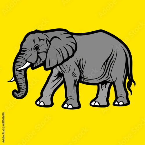 Elephant vector cartoon