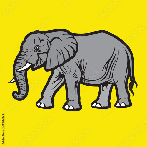 Elephant vector cartoon