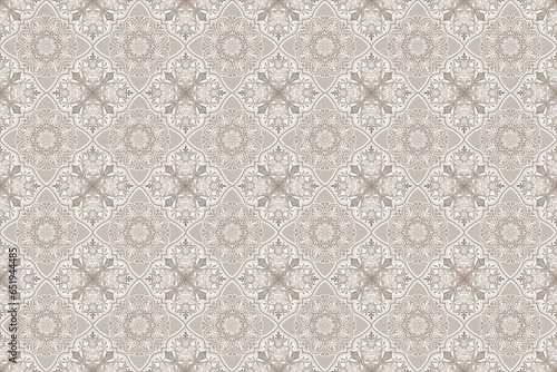 vintage wallpaper damask floral pattern beige