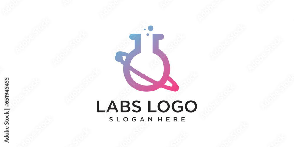 Labs logo design simple concept Premium Vector Part 2 Labs logo design simple concept Premium Vector Part 2