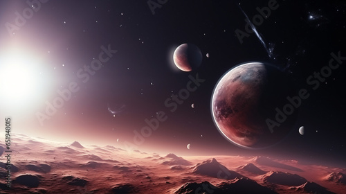 Exquisite planets in the distant, uncharted cosmos captivate the imagination..