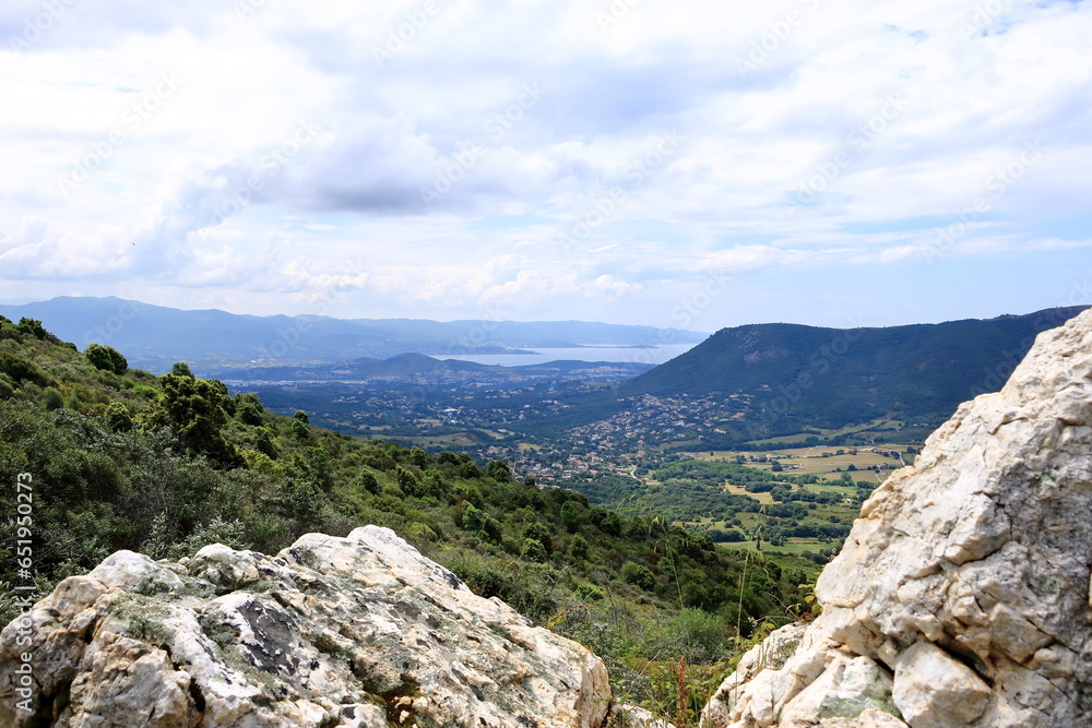 View from the top of Monte Gozzi, Corsica View from the top of Monte Gozzi, Corsica