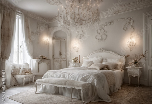 Un Rifugio Romantico, la Camera da Letto Matrimoniale Shabby Chic © Benedetto Riba