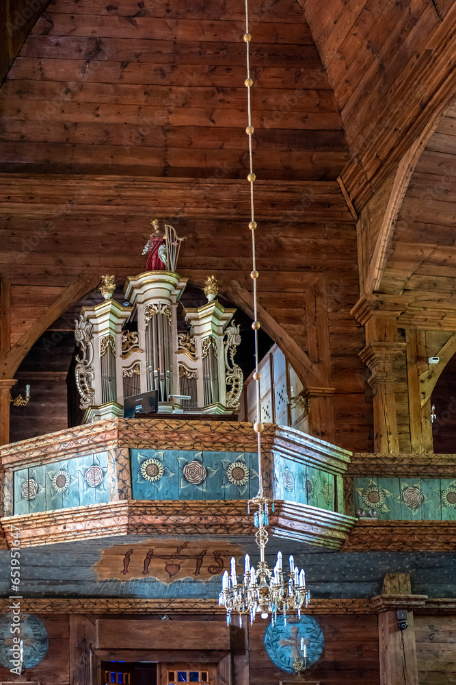 Tomaszow Lubelski, Poland August 11, 2023 Church of the Annunciation